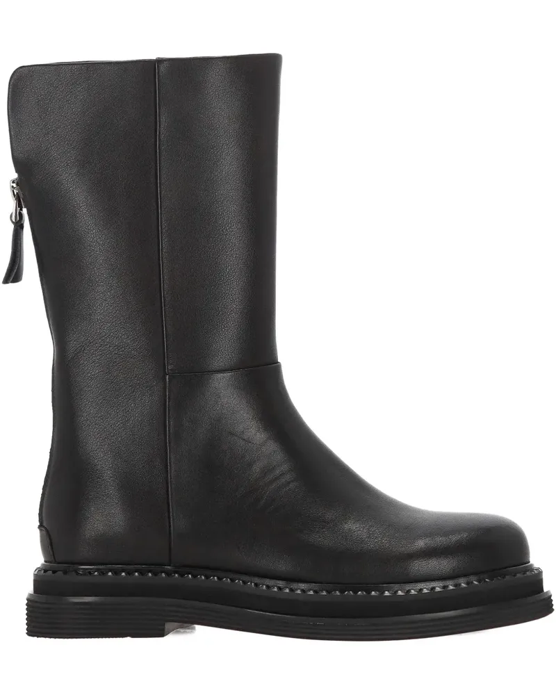 Bruno Premi zip leather boots - Schwarz Schwarz