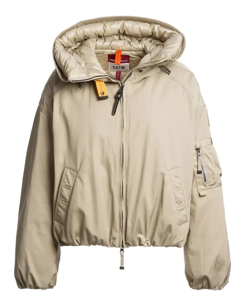 Parajumpers Naadz Bomberjacke mit Kapuze - Nude Nude
