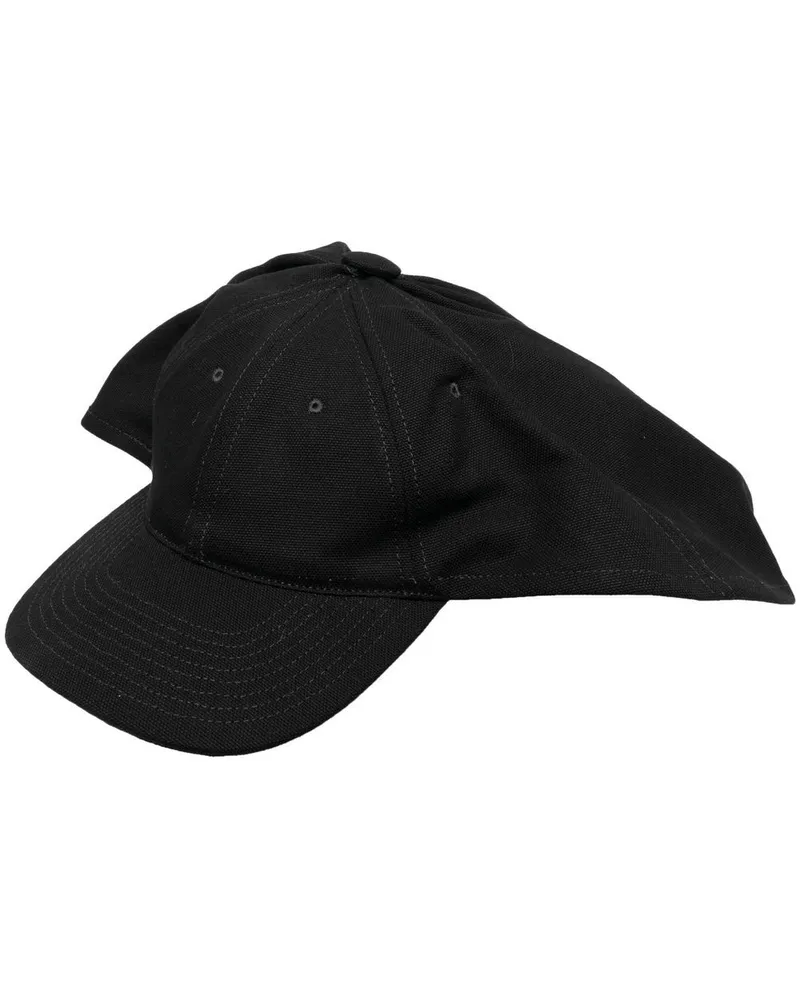 Raf Simons Baseballkappe mit Ohrenklappen - Schwarz Schwarz