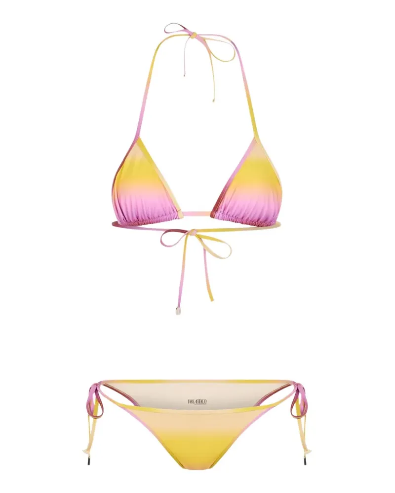 ATTICO Mehrfarbiger Bikini - Gelb Gelb