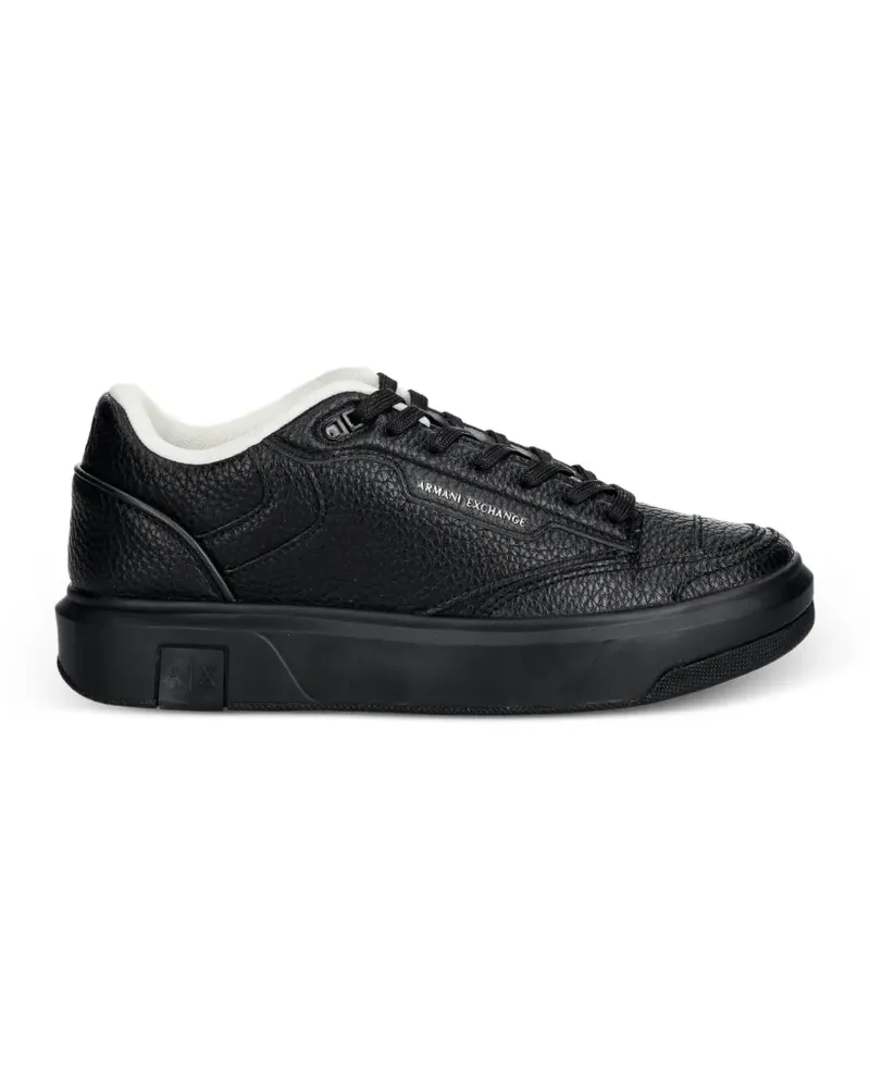 Armani Exchange Sneakers mit Einsätzen - Schwarz Schwarz