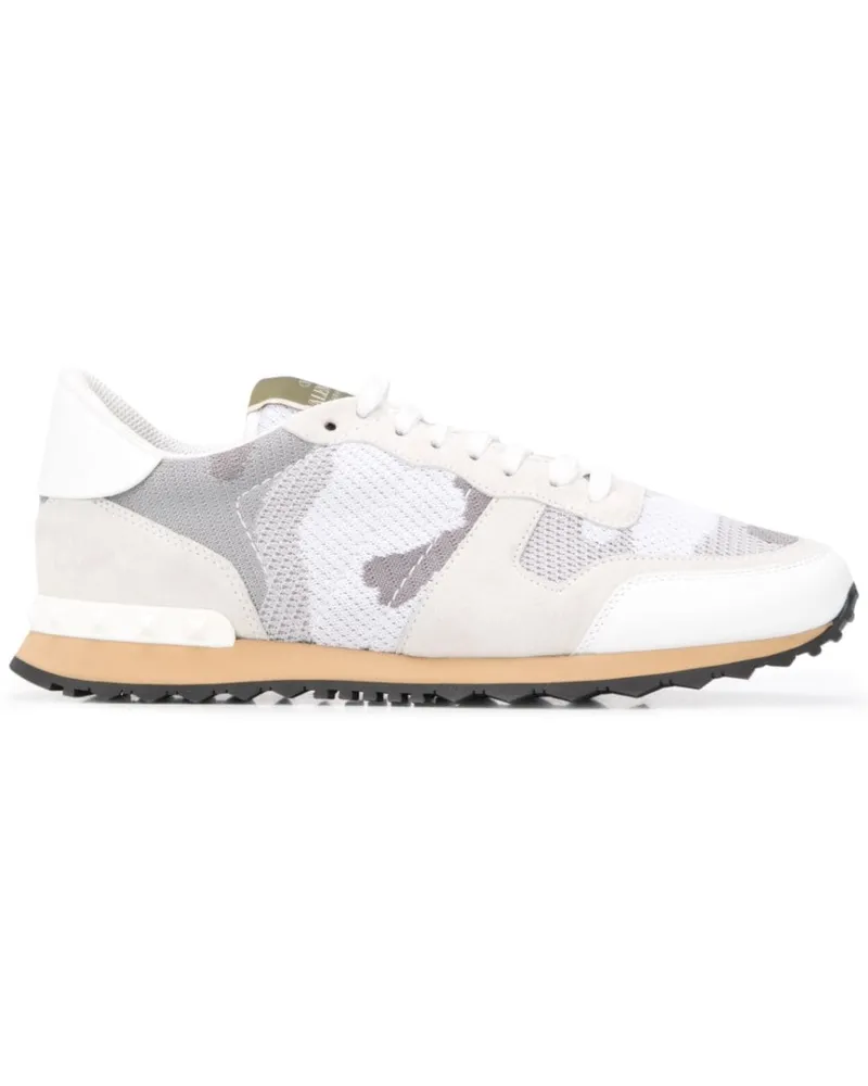 Valentino Garavani Camouflage Rockrunner Sneakers - Weiß Weiß