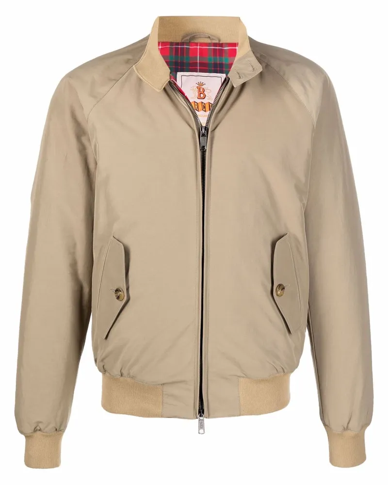 Baracuta Bomberjacke mit Reißverschluss - Nude Nude