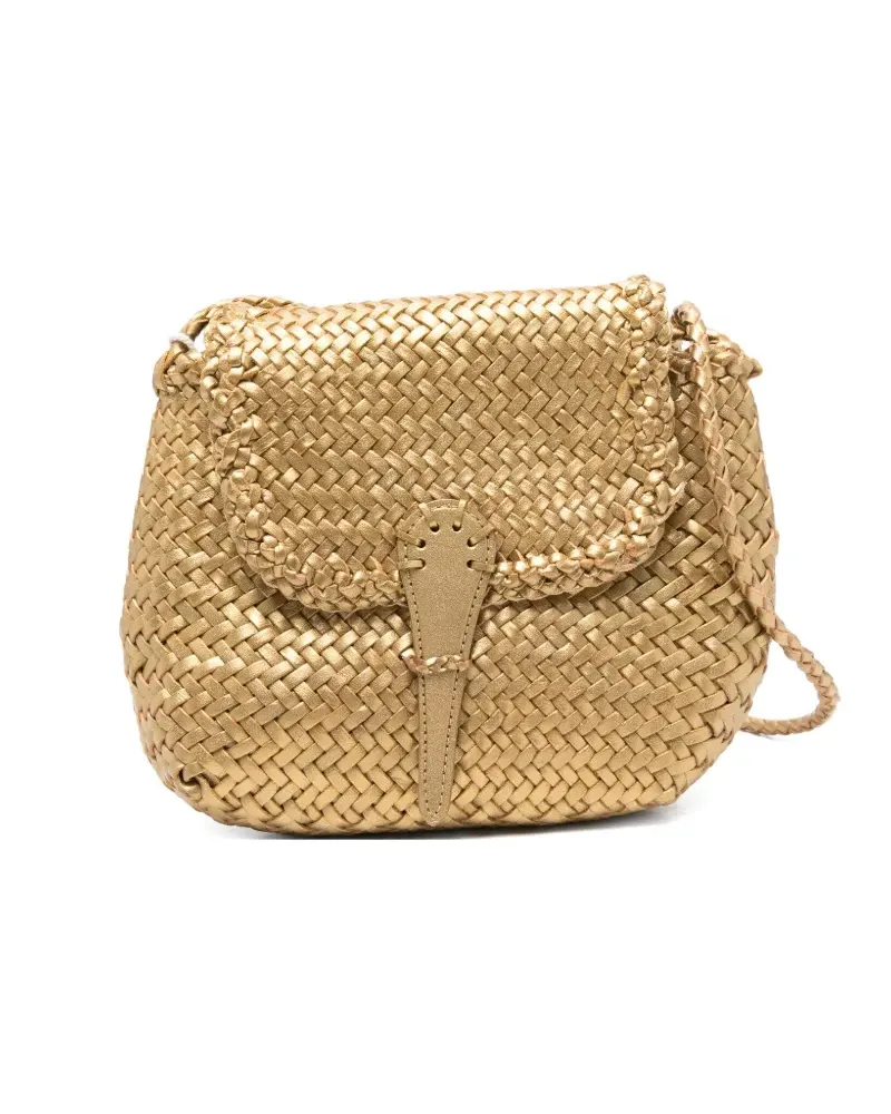 Dragon Diffusion mini City cross body bag - Gold Gold
