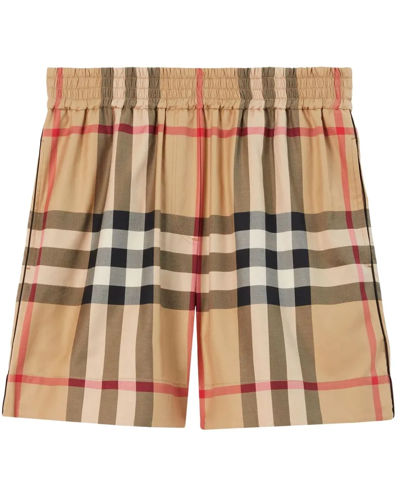 Burberry Shorts mit Vintage-Check - Nude Nude