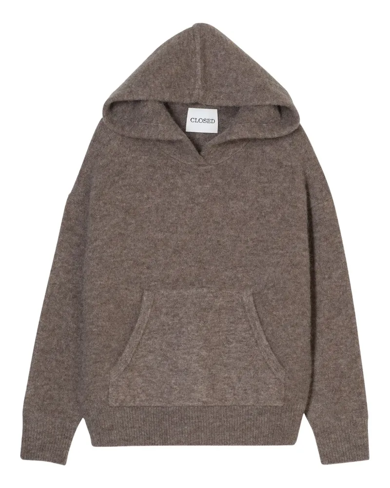 Closed Klassischer Hoodie - Braun Braun