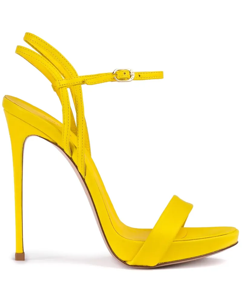 Le Silla Gwen Stiletto-Sandalen 120mm - Gelb Gelb