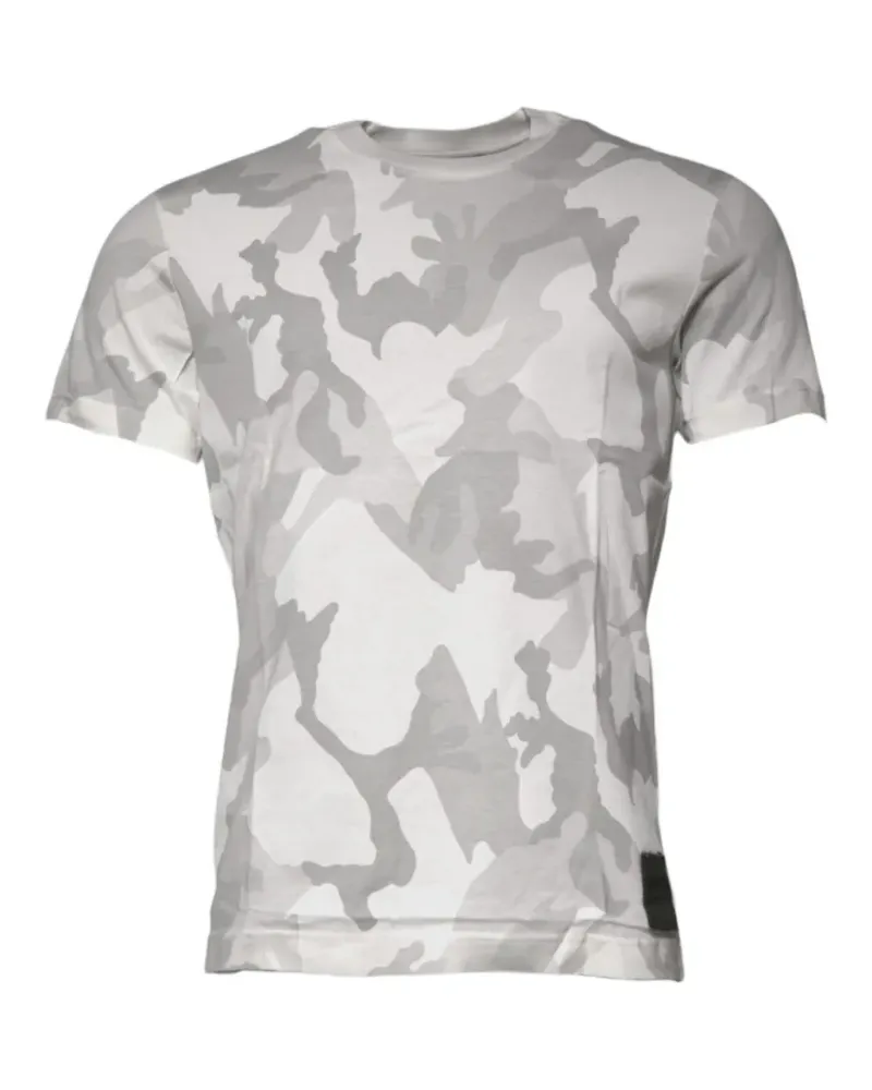 Dolce & Gabbana T-Shirt mit Camouflage-Print - Weiß Weiß