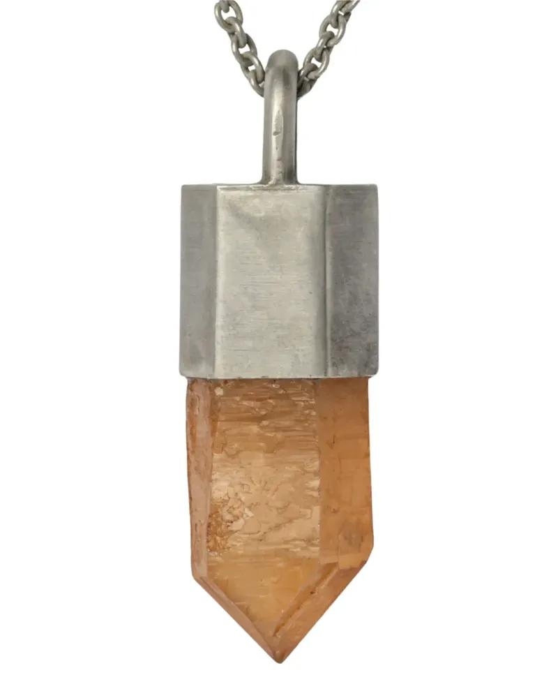 Parts Of Four Halskette mit Eisenquarz-Talisman - Silber Silber