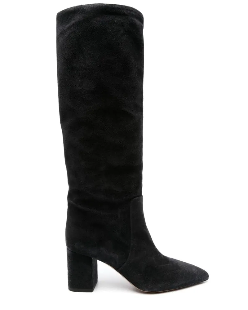 Paris Texas Anja Stiefel 70mm - Schwarz Schwarz