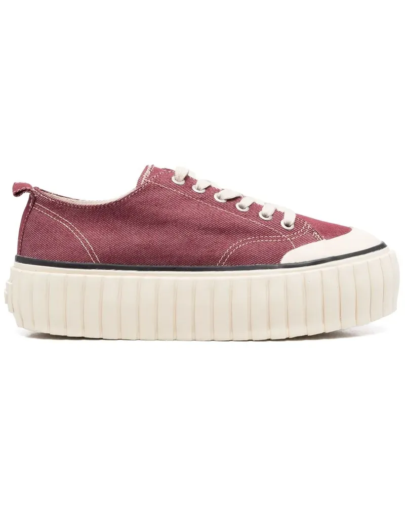 Diesel Sneakers mit dicker Sohle - Rot Rot