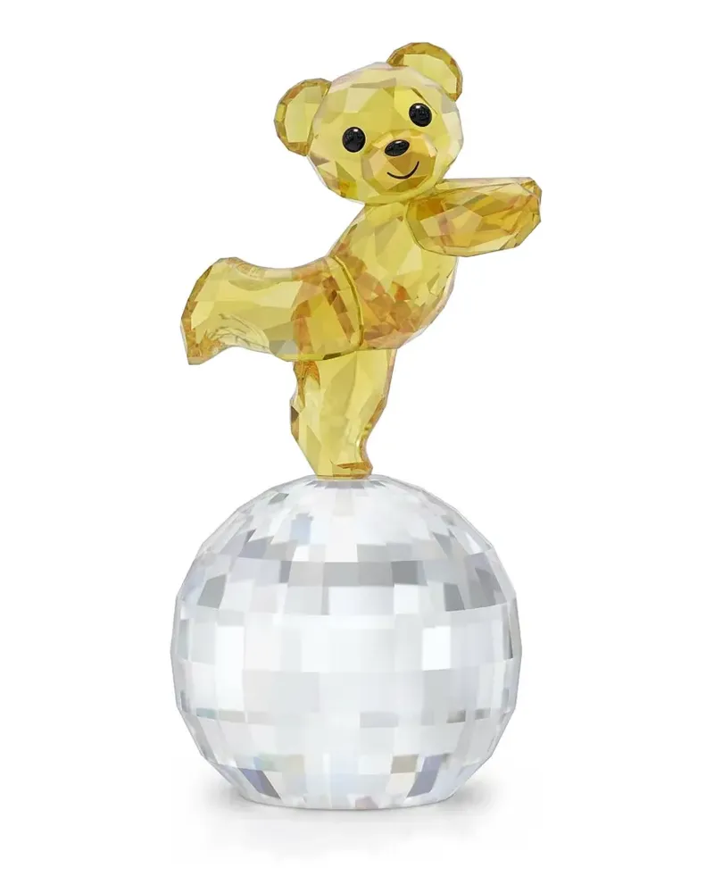 Swarovski Kris Bear Ready to Disco Figur - Weiß Weiß