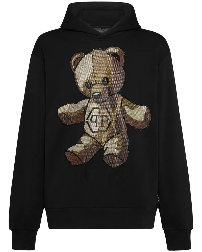 Philipp Plein Teddy Hoodie - Schwarz Schwarz