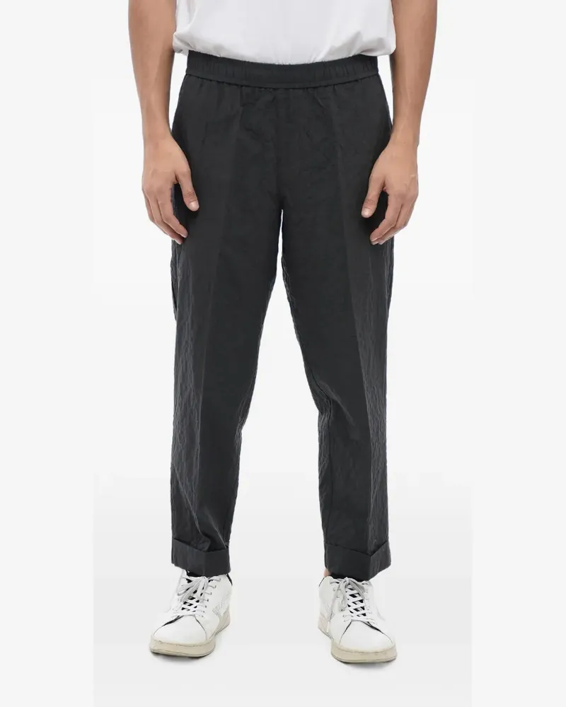 Neil Barrett elasticated-waist pocket trousers - Grau Grau