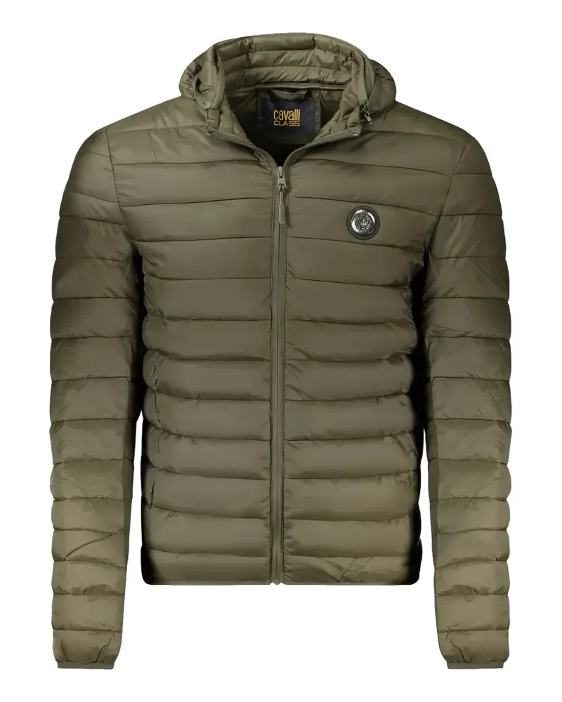 Roberto Cavalli quilted hooded jacket - Grün Grün