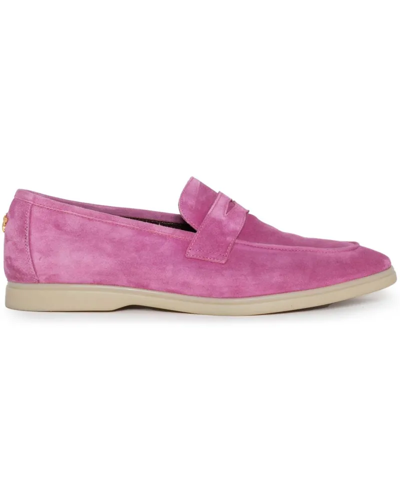 Bougeotte Loafer aus Wildleder - Rosa Rosa