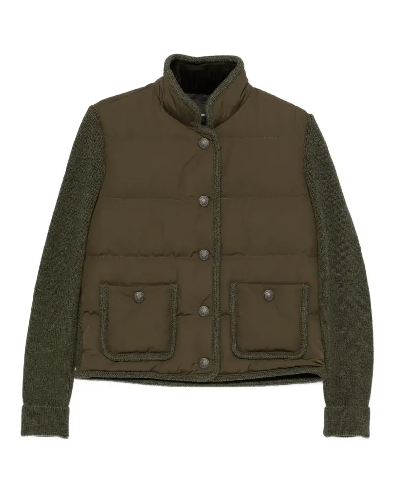 Moncler Gesteppter Pullover - Grün Grün