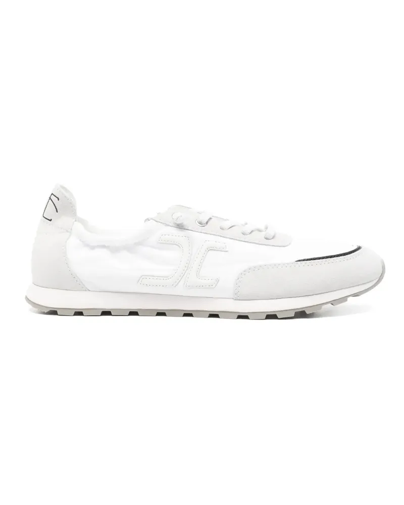 Candice Cooper Sneakers mit Kontrasteinsätzen - Weiß Weiß