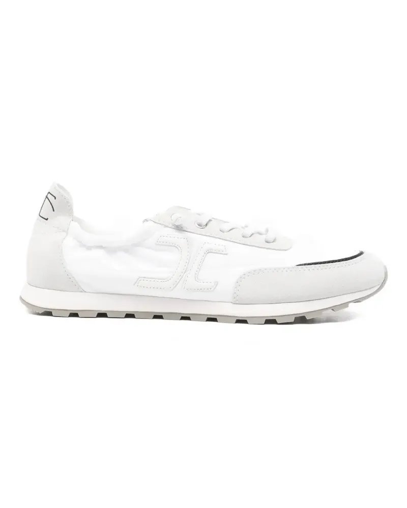 Candice Cooper panelled logo-patch sneakers - Weiß Weiß