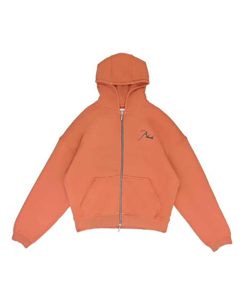 RHUDE Kapuzenjacke mit Reißverschluss - Orange Orange