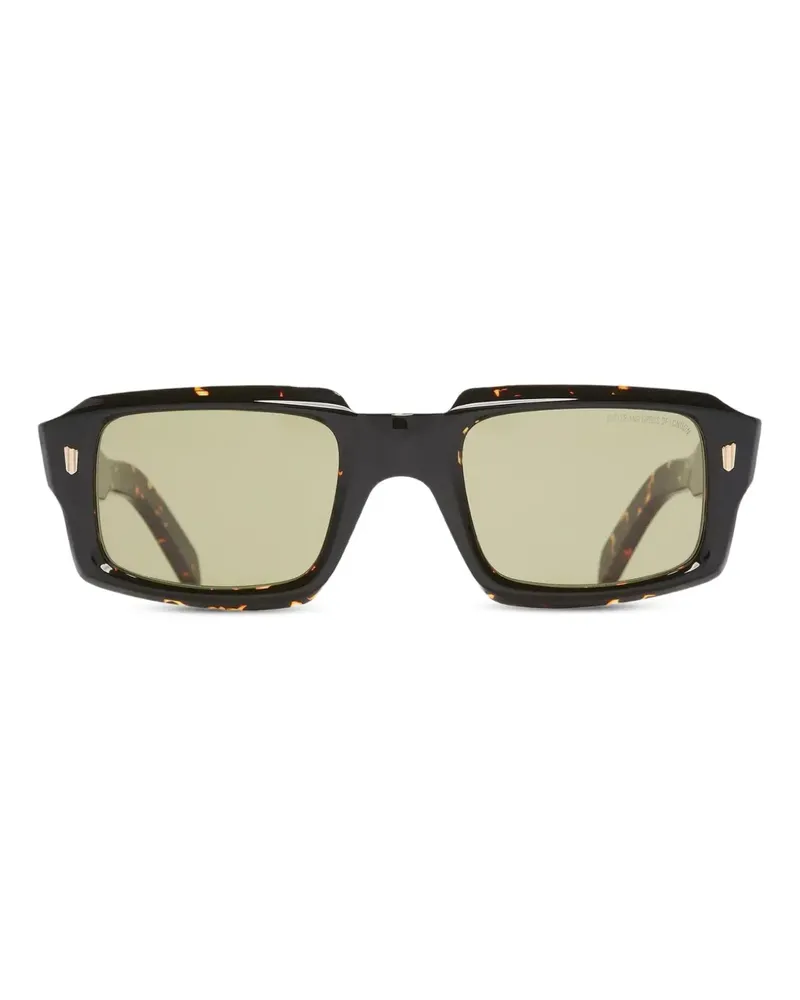 Cutler and Gross Sonnenbrille mit eckiger Form - Schwarz Schwarz