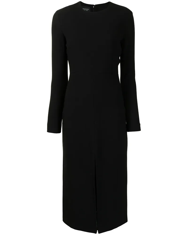 Giambattista Valli Midikleid mit rundem Ausschnitt - Schwarz Schwarz