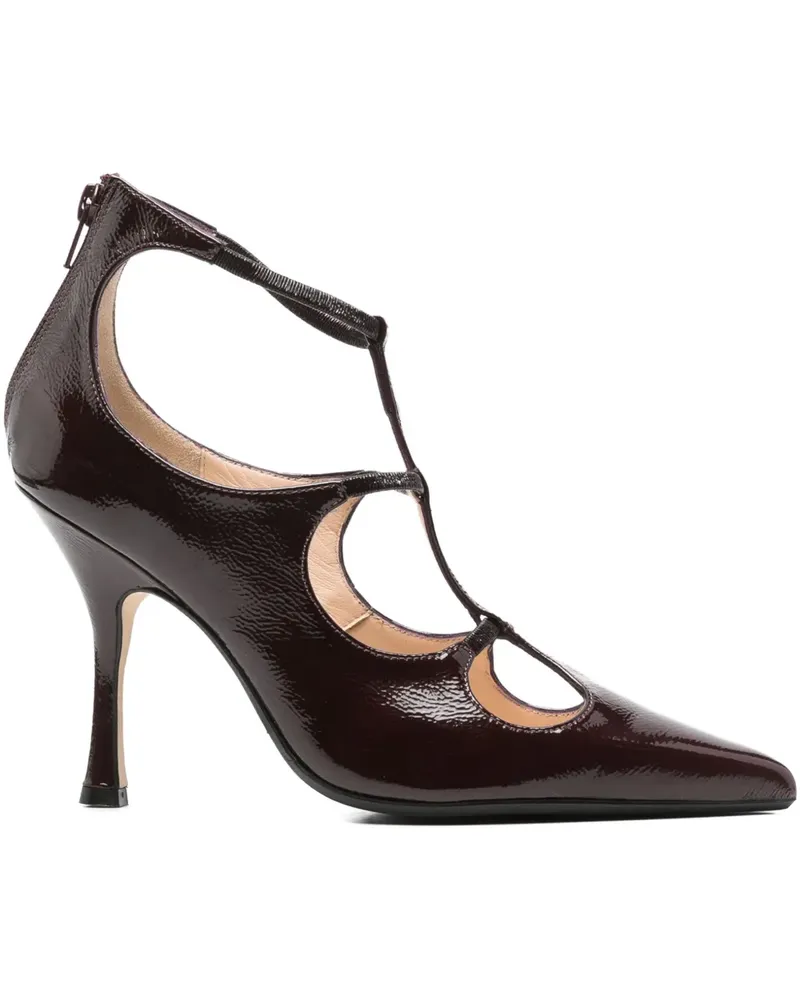 Anna F. Pumps mit spitzer Kappe - Rot Rot