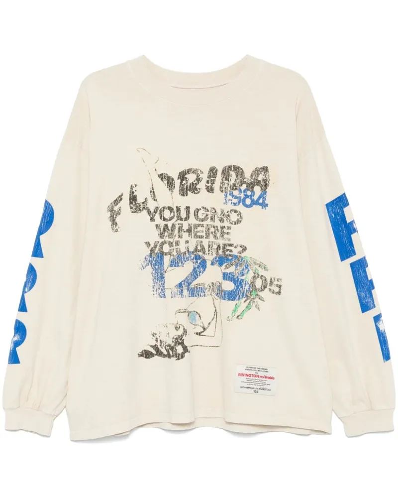RRR123 Outside of the Garded T-Shirt - Nude Nude