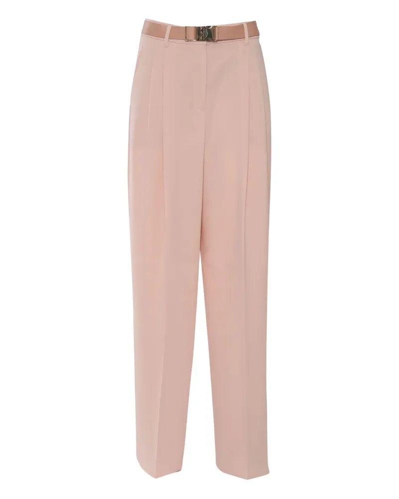 Max Mara Neottia Hose mit Gürtel - Rosa Rosa