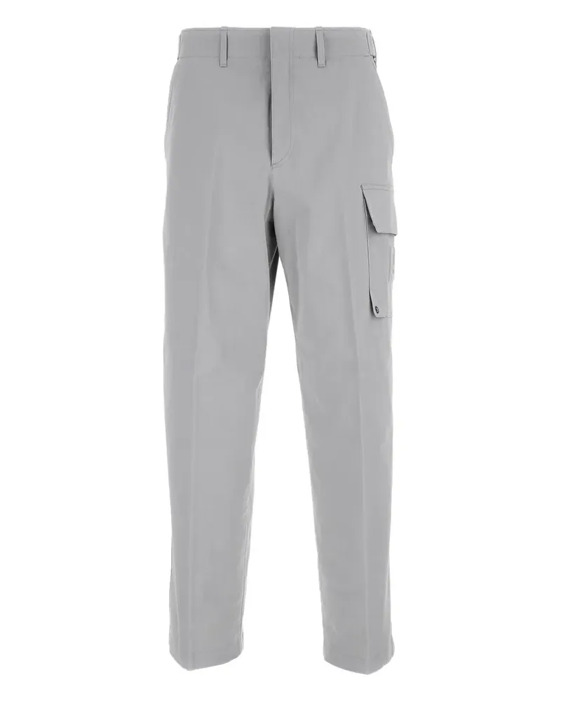 Fendi Hose mit Logo-Detail - Grau Grau