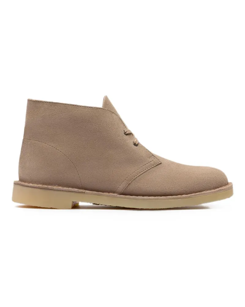 Clarks Shepton suede desert boots - Nude Nude