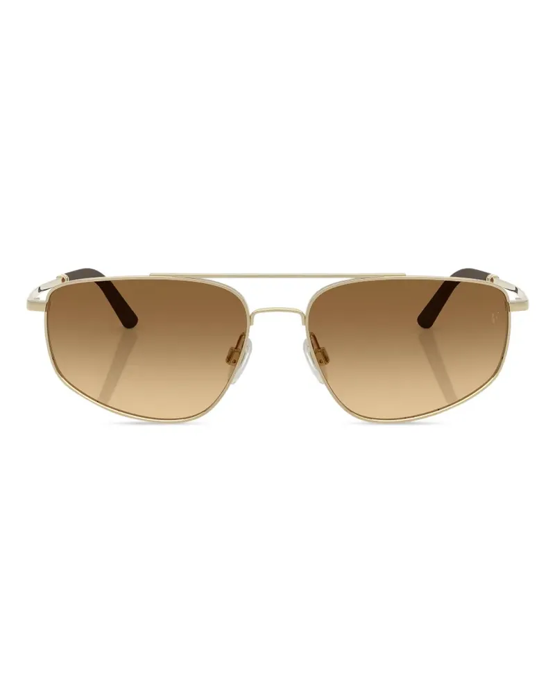 Oliver Peoples pilot-frame sunglasses - Gold Gold