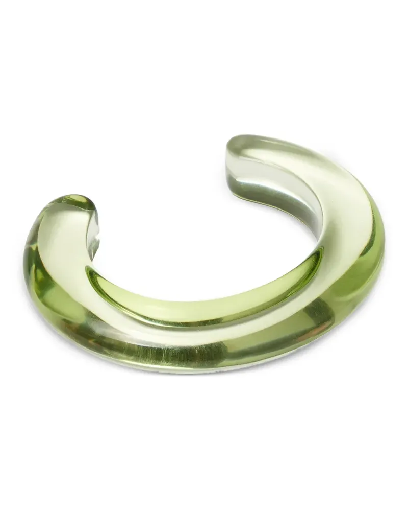 Lizzie Fortunato lime-green cuff bracelet - Grün Grün