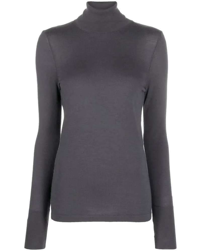 Christophe Lemaire Merinopullover mit Rollkragen - Grau Grau