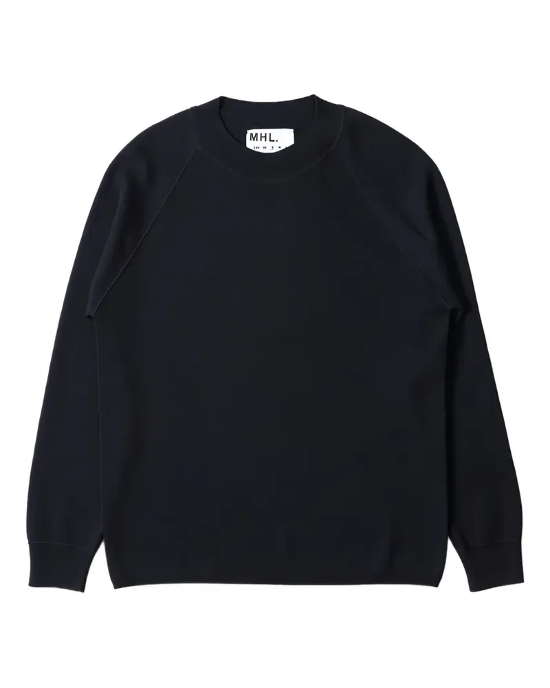 Margaret Howell Sweatshirt mit Raglanärmeln - Blau Blau