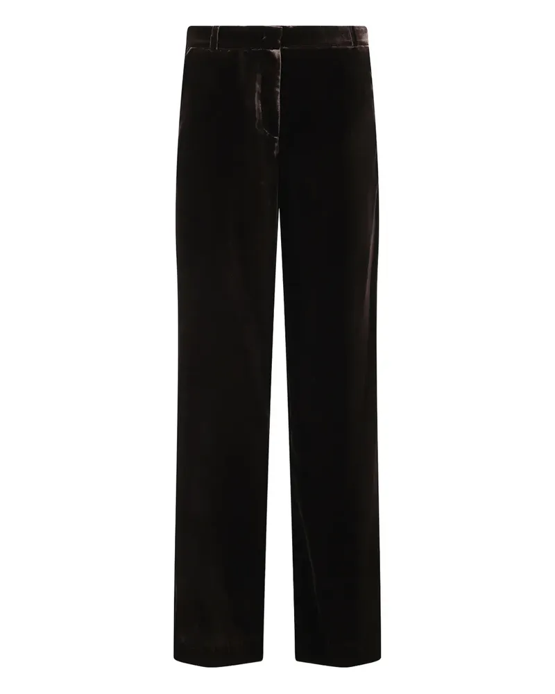 KILTIE velvet trousers - Braun Braun