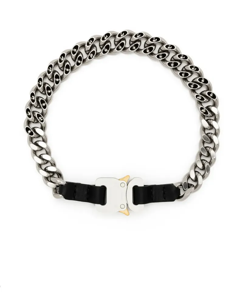 1017 ALYX 9SM Choker mit Sicherheitsschnalle - Silber Silber