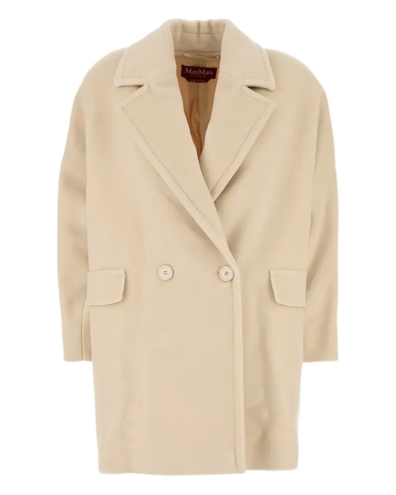 Max Mara Doppelreihiger Mantel - Nude Nude