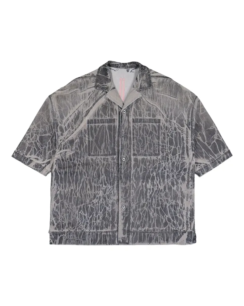 DRKSHDW by Rick Owens Magnum Tommy Hemd - Schwarz Schwarz