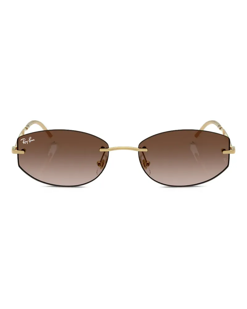 Ray Ban Rahmenlose Arista Sonnenbrille - Gold Gold