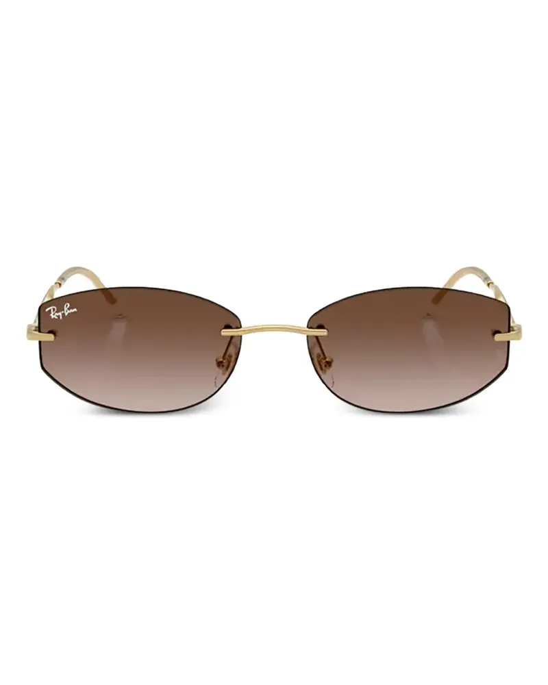 Ray Ban Rahmenlose Arista Sonnenbrille - Gold Gold