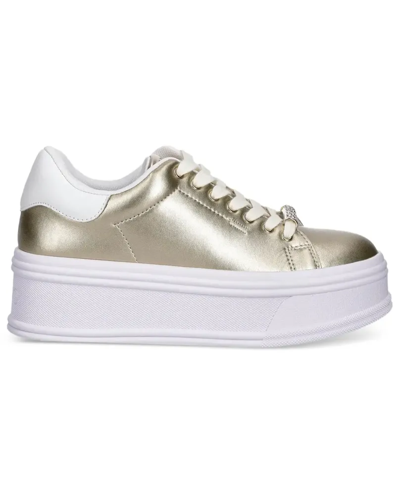 Liu Jo Plateau-Sneakers im Metallic-Look - Gold Gold