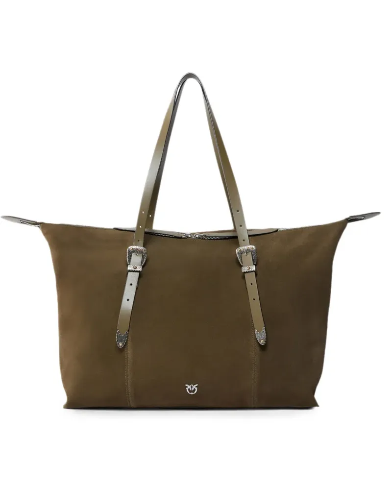 Pinko Tote Bag mit Schnallendetail - Grün Grün