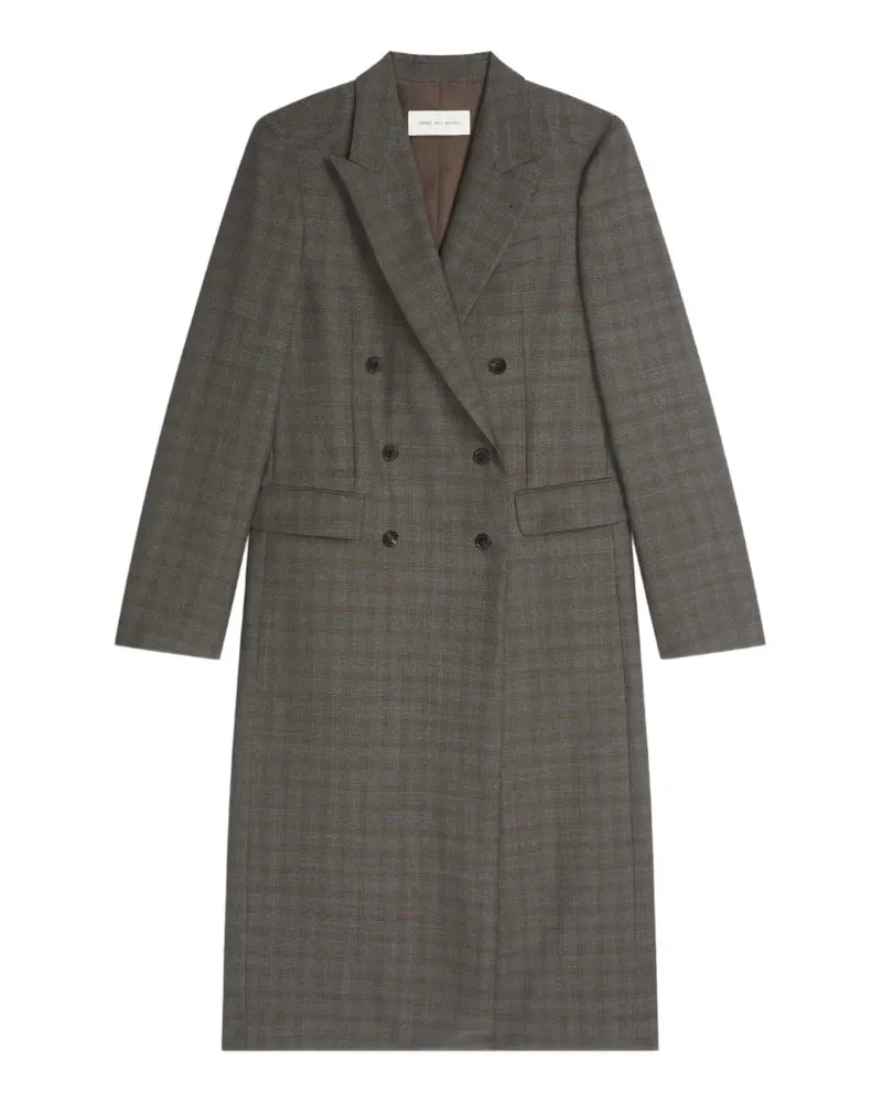 Dries van Noten Smoking-Mantel - Grau Grau