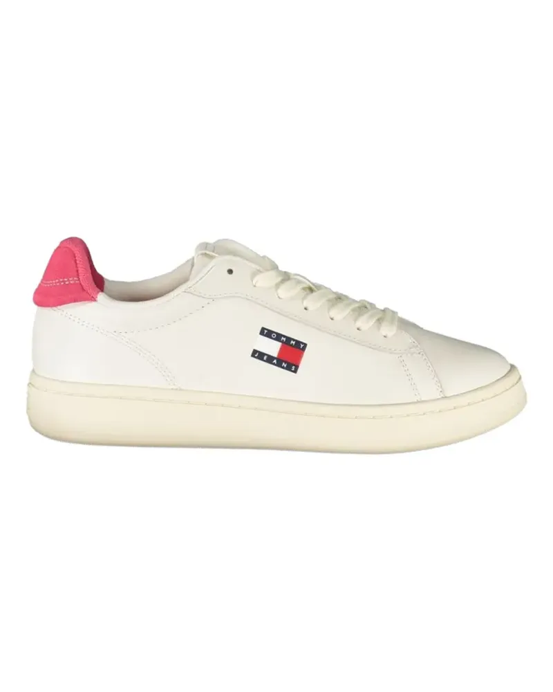 Tommy Hilfiger Archive Court logo-patch sneakers - Weiß Weiß