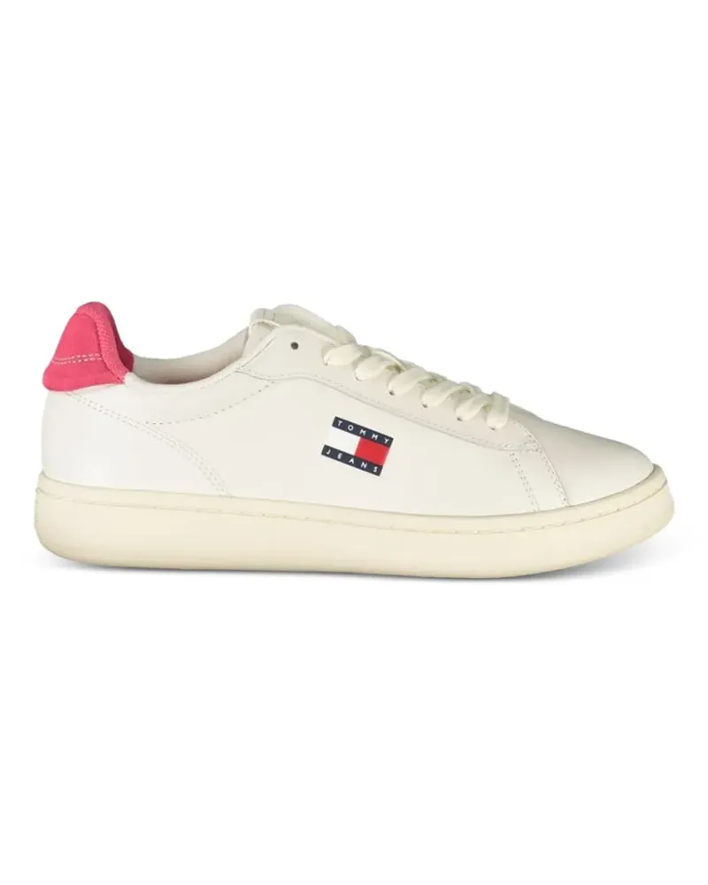Tommy Hilfiger Archive Court logo-patch sneakers - Weiß Weiß