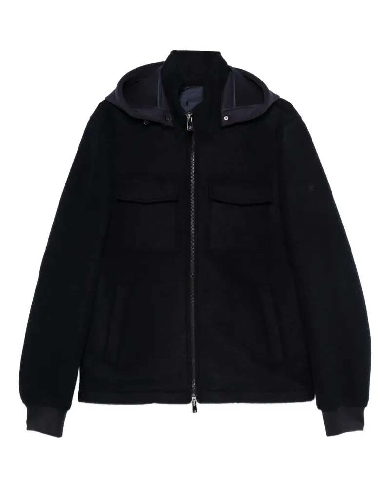 Manuel Ritz Bomberjacke mit Kapuze - Blau Blau