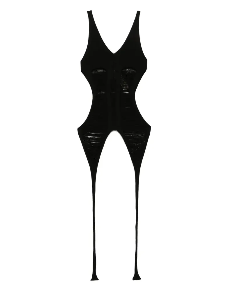 Rick Owens Langes Tanja Tanktop - Schwarz Schwarz