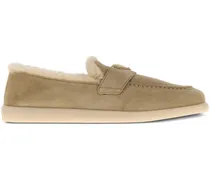 Loafer aus Wildleder - Nude