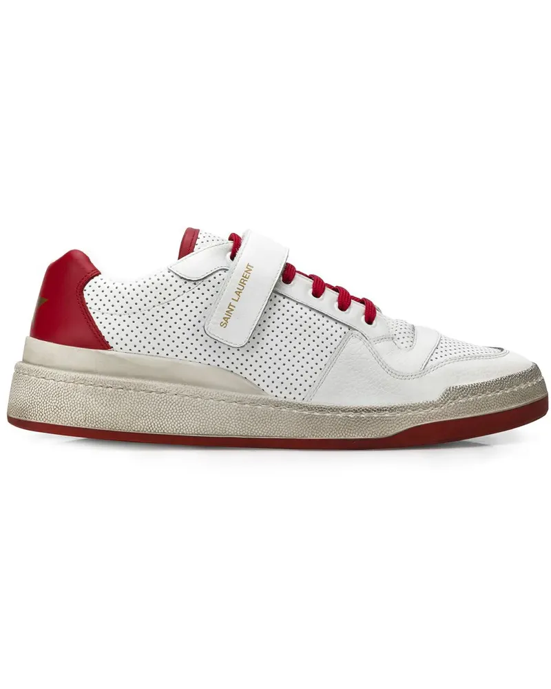 Saint Laurent Sneakers mit Schnürung - Weiß Weiß
